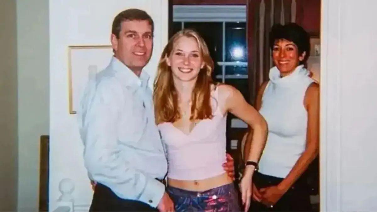 Photo of Prince Andrew and Virginia Giuffre