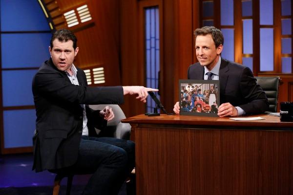 Billy Eichner and Seth Meyers