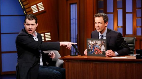 Billy Eichner and Seth Meyers
