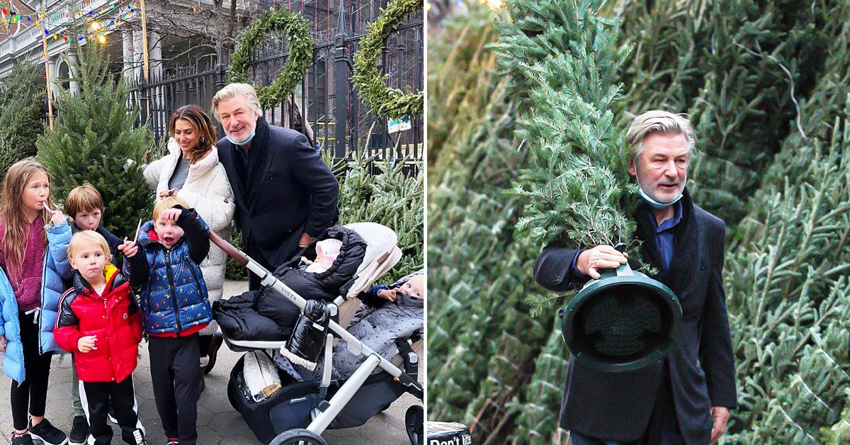 alec baldwin hilaria baldwin kids christmas tree shopping rust shooting lawsuits ok