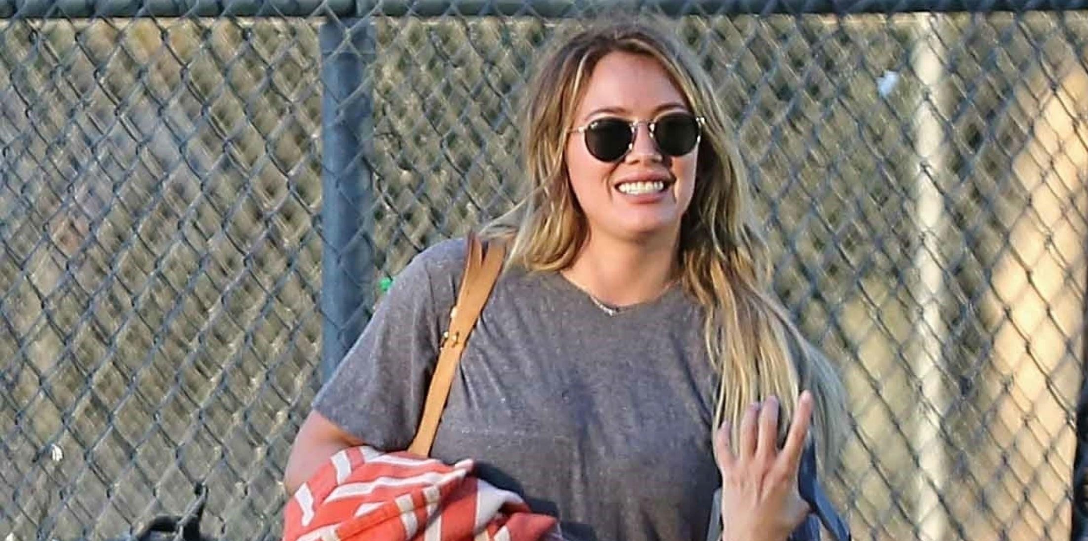 Hilary Duff And Mike Comrie Take Son To Practice Photos hero