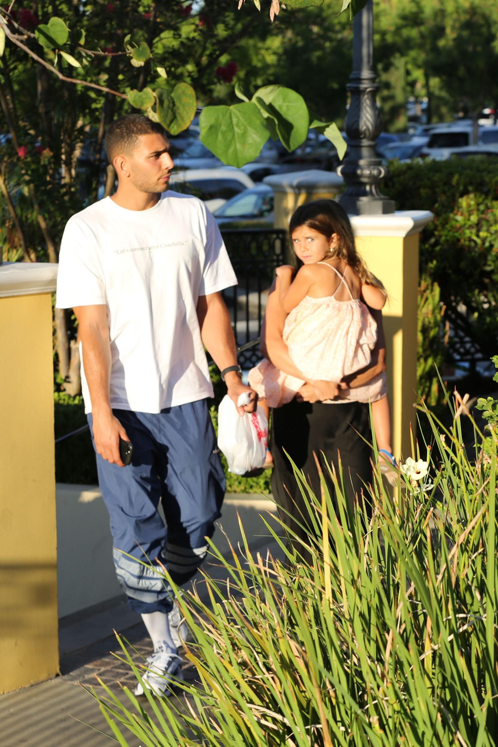 Kourtney and Younes take penelope to dinner