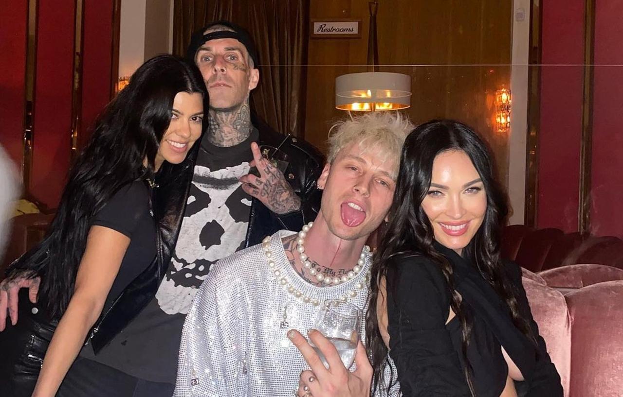 Kourtney Kardashian, Megan Fox Straddle Each Other In NSFW Photos