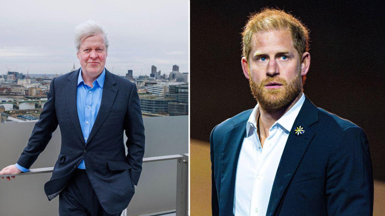 Image of Charles Spencer said Prince Harry was 'completely fine' about the memoir.