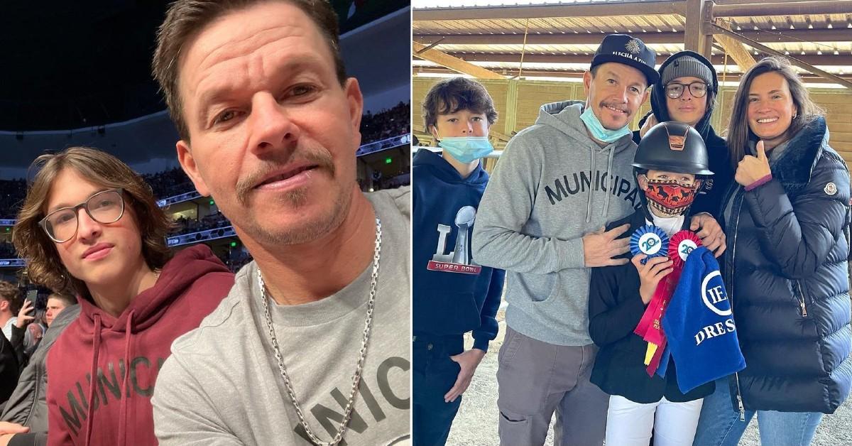 Mark Wahlberg Is In A Good Mood When Spotted By A Hollywood Tour