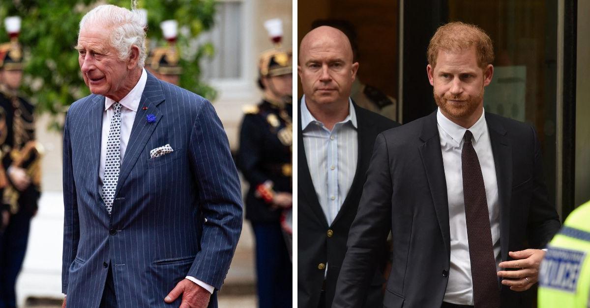 Prince Harry 'Flew To The U.K. Uninvited' After Charles' Cancer Scare