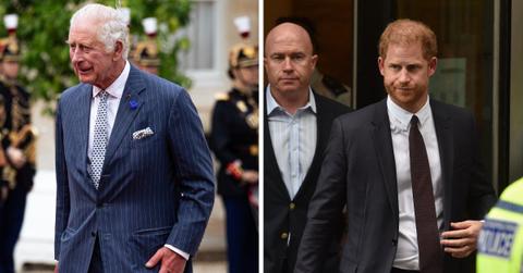 prince harry flew uk uninvited making king charles unhappy