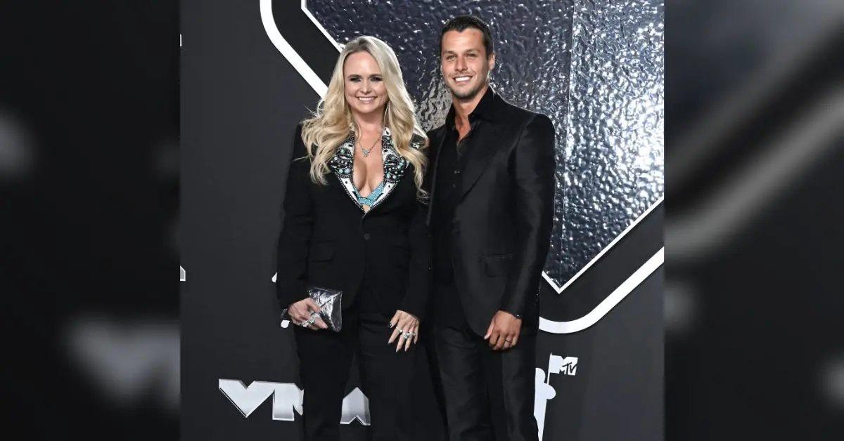 miranda lambert low cut dress husband brendan mcloughlin peoples choice country awards photos