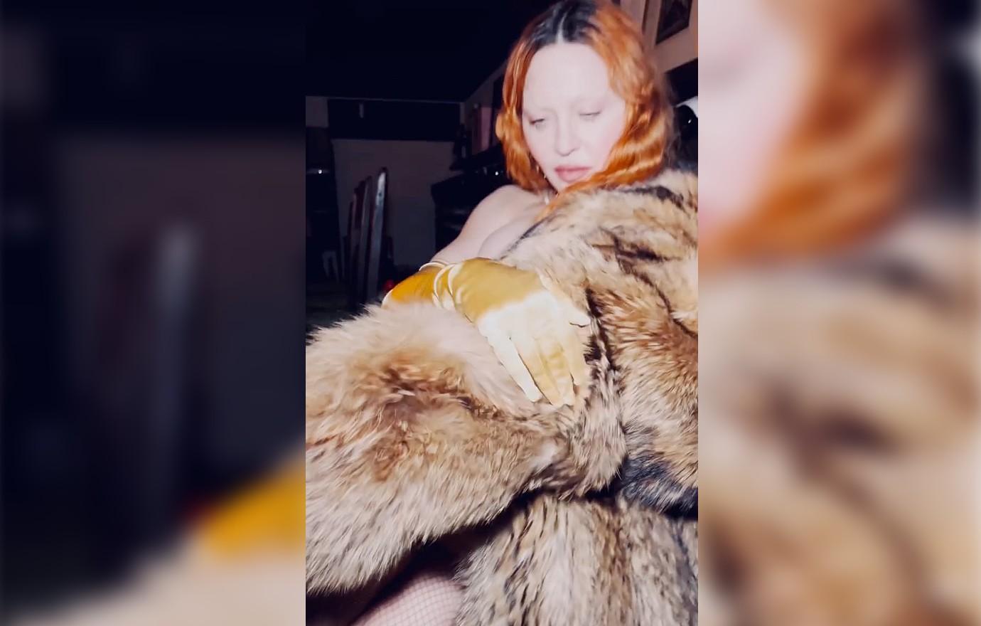 Madonna Receives Backlash For Wearing Fur Coat On Instagram