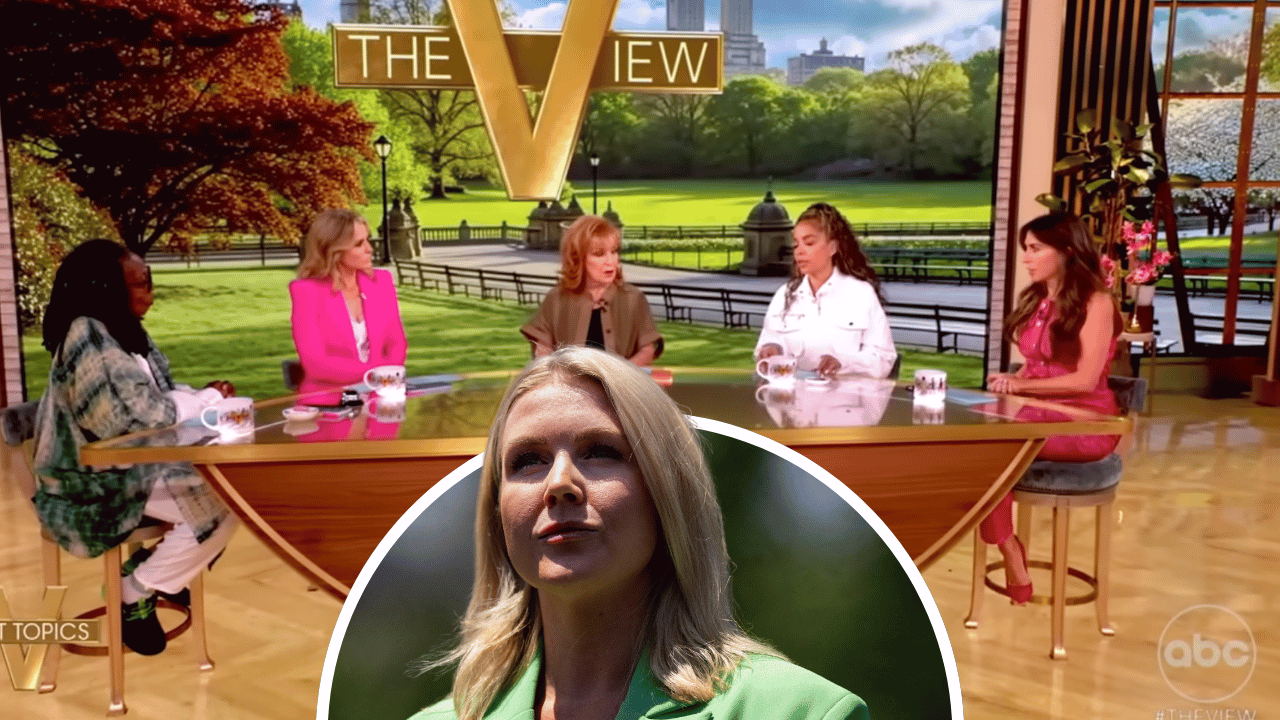 Photo of The View cast and Karoline Leavitt