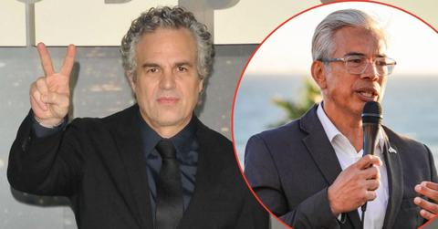 Split Photo of Mark Ruffalo and Rob Bonta