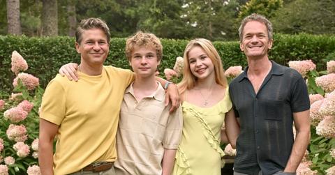 Photo of David Burtka, Gideon Burtka-Harris, Harper Burtka-Harris and Neil Patrick Harris