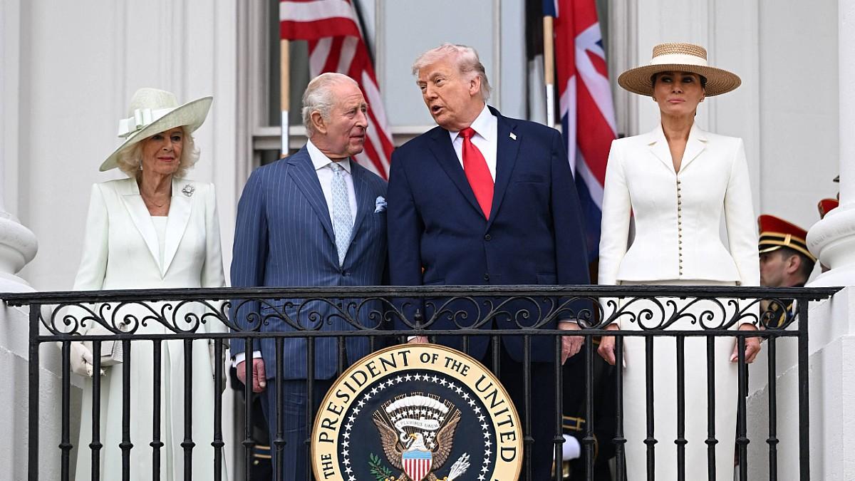 image of Some royal experts also expressed outrage over photographs showing Trump touching Queen Camilla’s arm.