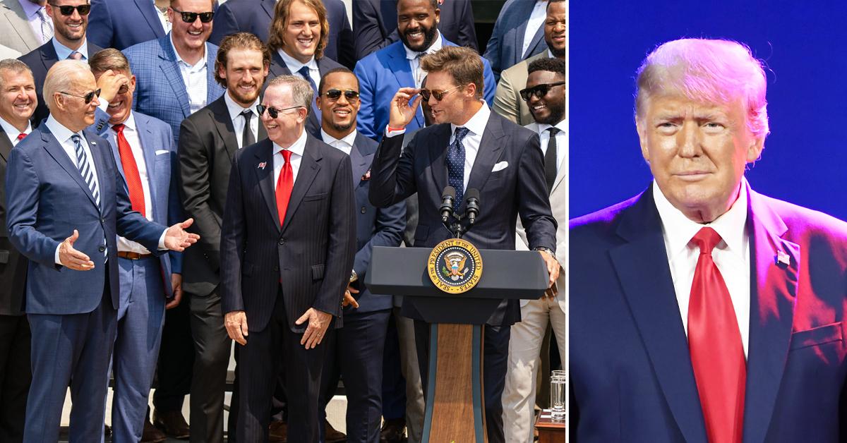 Tom Brady jokes at White House: 40% of people still don't think we won