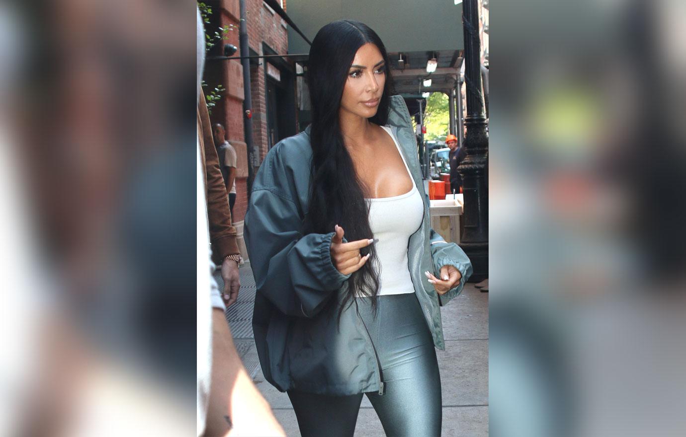 Kim Kardashian walking