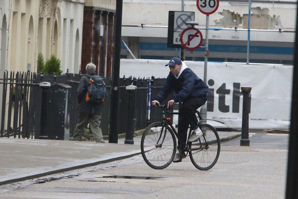 rocco richie riding his bike