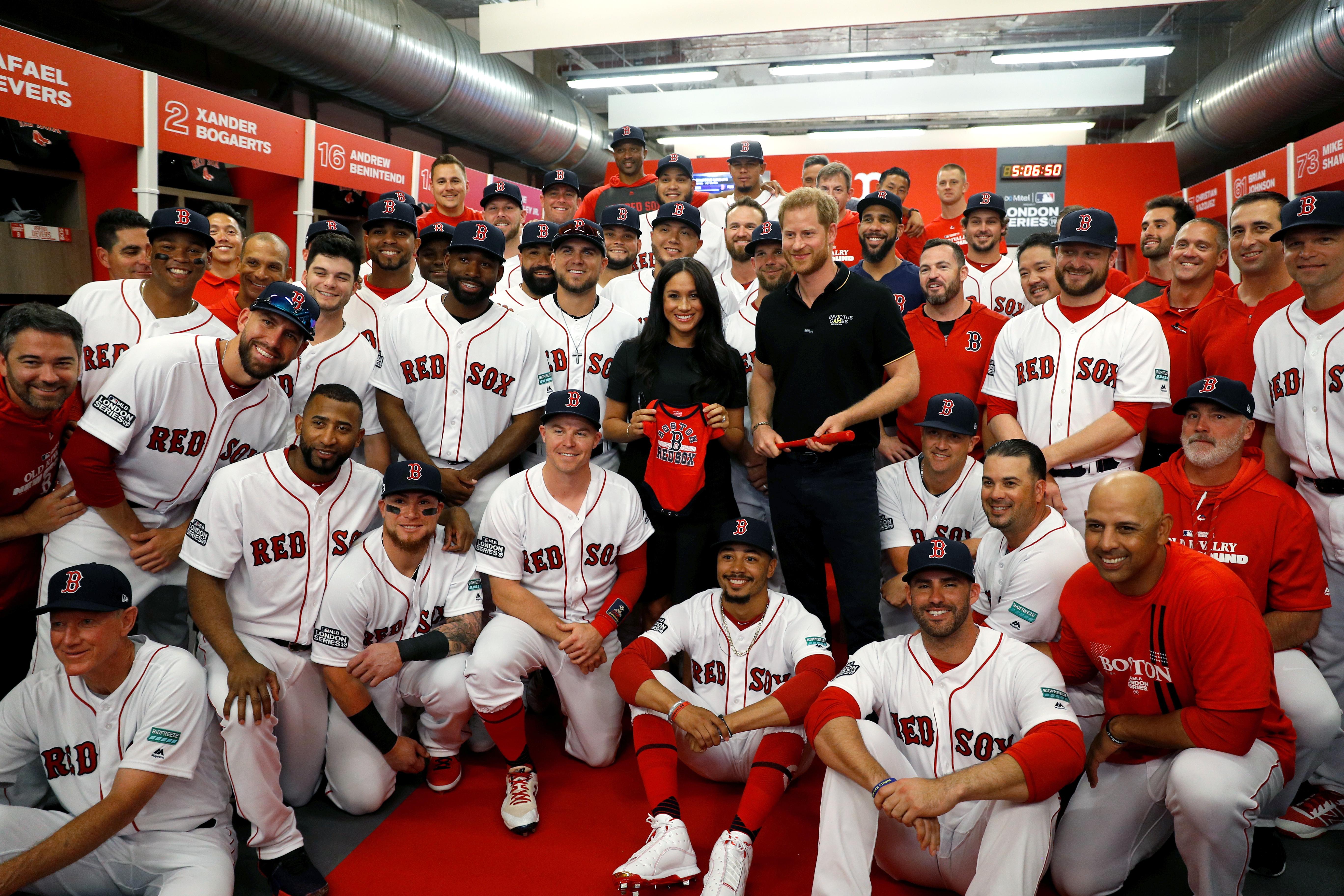 Meghan Markle & Prince Harry Make Appearance At Historic MLB Game