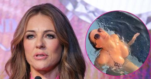 elizabeth hurley cheetah bikini vacation photos