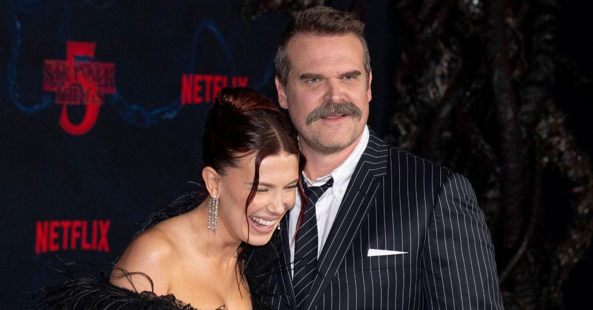 Photo of Millie Bobby Brown and David Harbour
