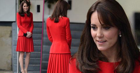 Kate Middleton Skinny Red Dress