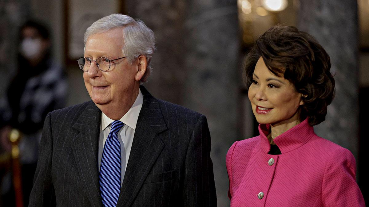 Mitch McConnell,Elaine Chao,
