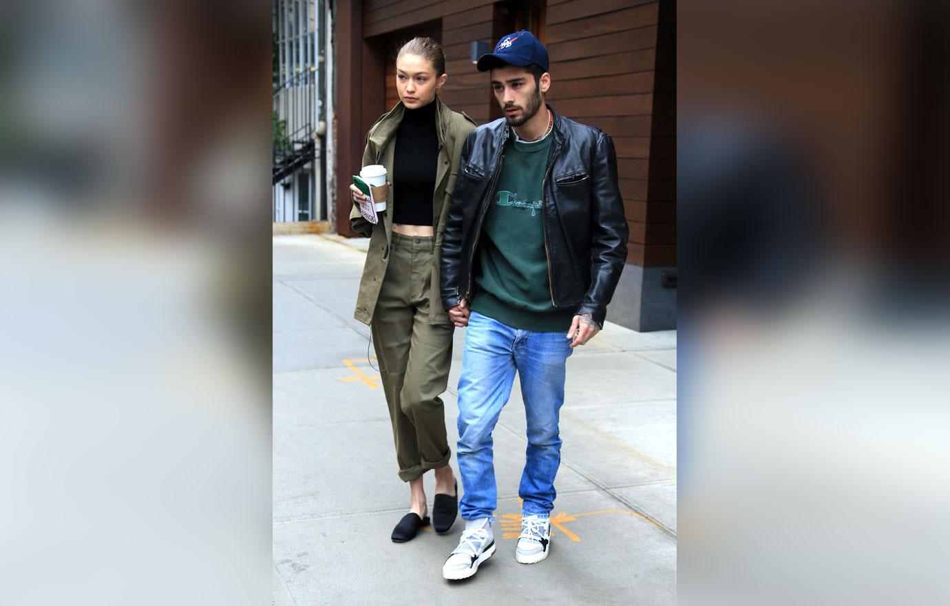 Gigi Hadid and Zayn Malik get a visit from Yolando Hadid