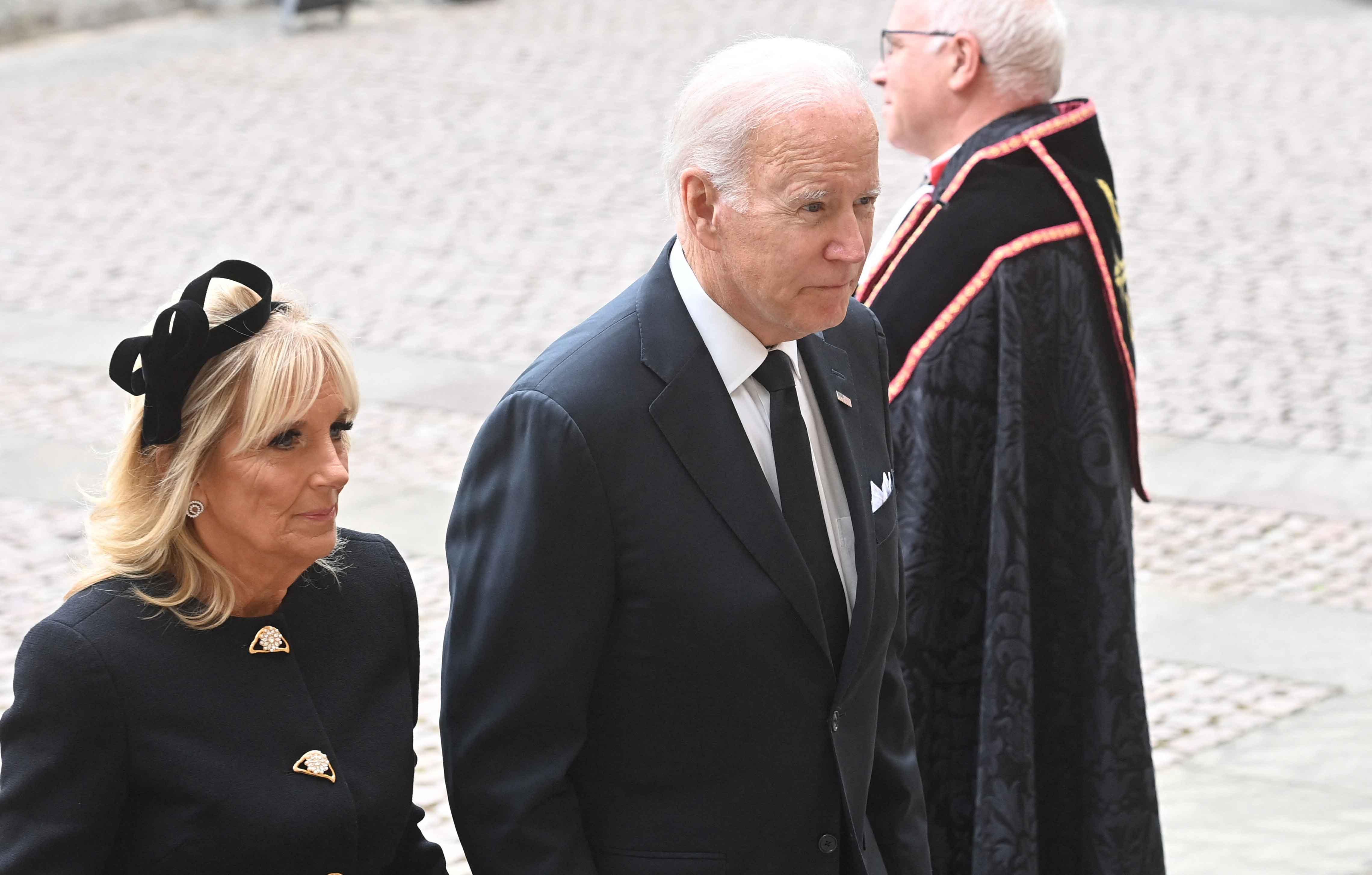 president biden attends queen elizabeth iis funeral