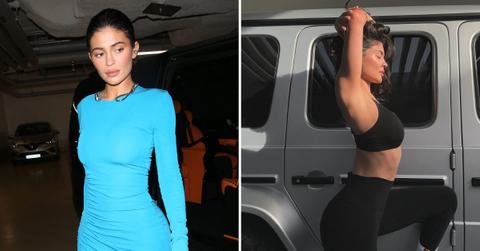 kylie jenner flaunts abs friend defends ozempic accusations photos
