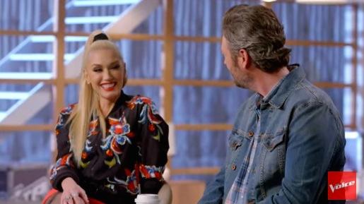 Blake shelton gwen stefani the voice season 10 pda love 07