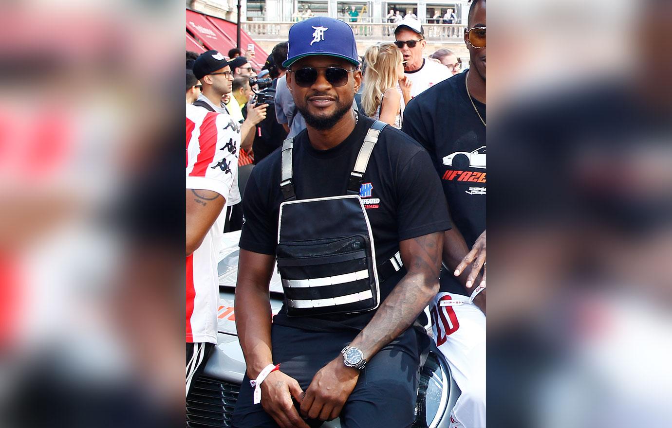 Usher Looks In Good Spirits Following His Herpes Scandal