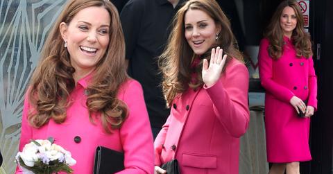 Kate middleton baby bump final appearance