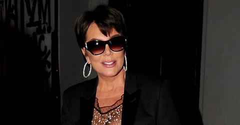 kris jenner major cleavage pp
