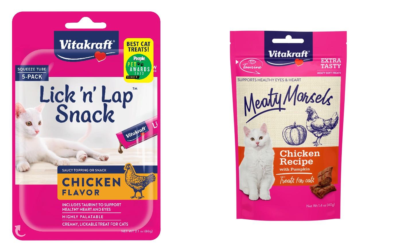 Vitakraft Meaty Morsel Cat Treats - Chicken & Pumpkin