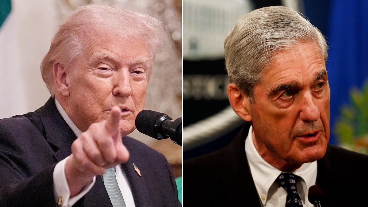 split of Donald Trump and Scott Bessent. 