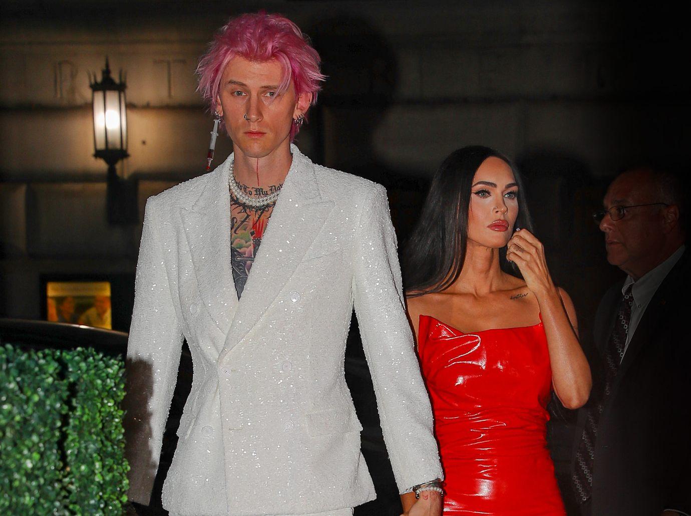 machine gun kelly lets megan fox take lead up down relationship