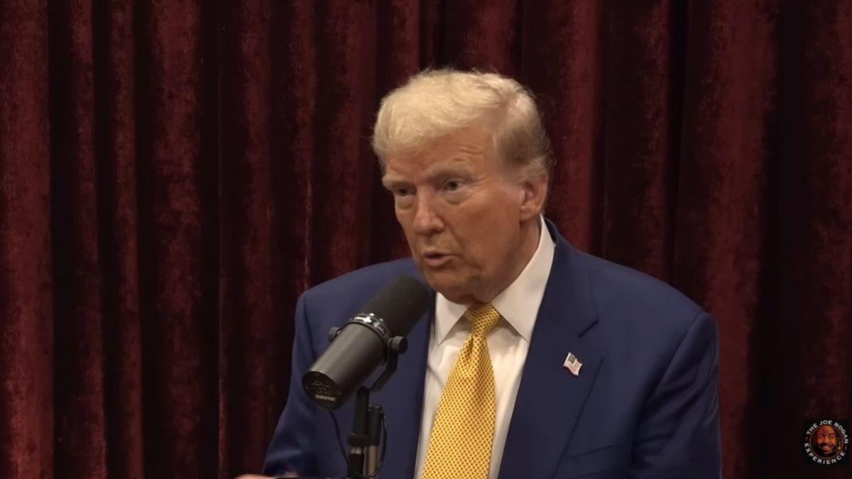 image of Barron Trump advised his father on reaching the Gen Z audience through podcasts.