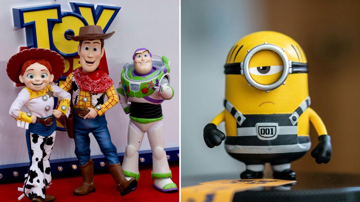 Photo of 'Toy Story 5' and 'Minions' characters.