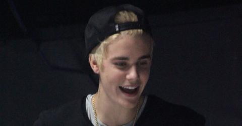 Justin Bieber arrives at West Coast Customs