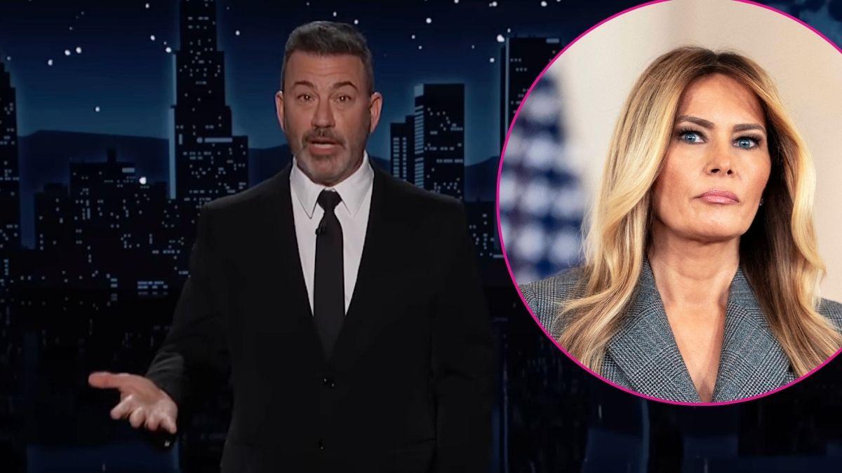 split of Jimmy Kimmel, Melania Trump. 