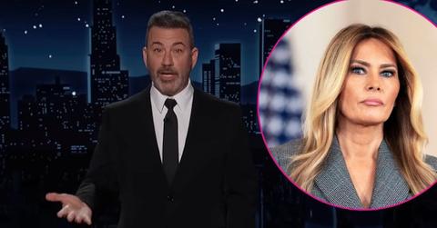 split of Jimmy Kimmel, Melania Trump.