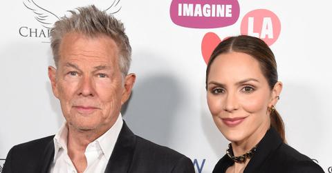 Photo of David Foster and his wife, Katharine McPhee.