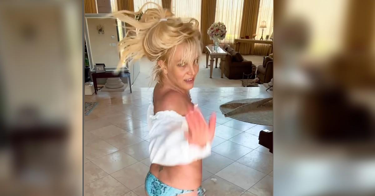 Britney Spears thrilled by boob-popping stage mishap