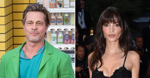 new flames brad pitt emily ratajkowski secretly dating but its still very early pp