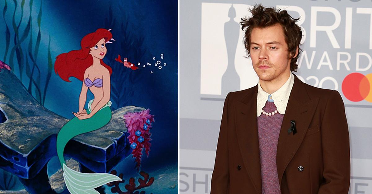 harry styles the little mermaid ariel resurfaced snl photoshoot