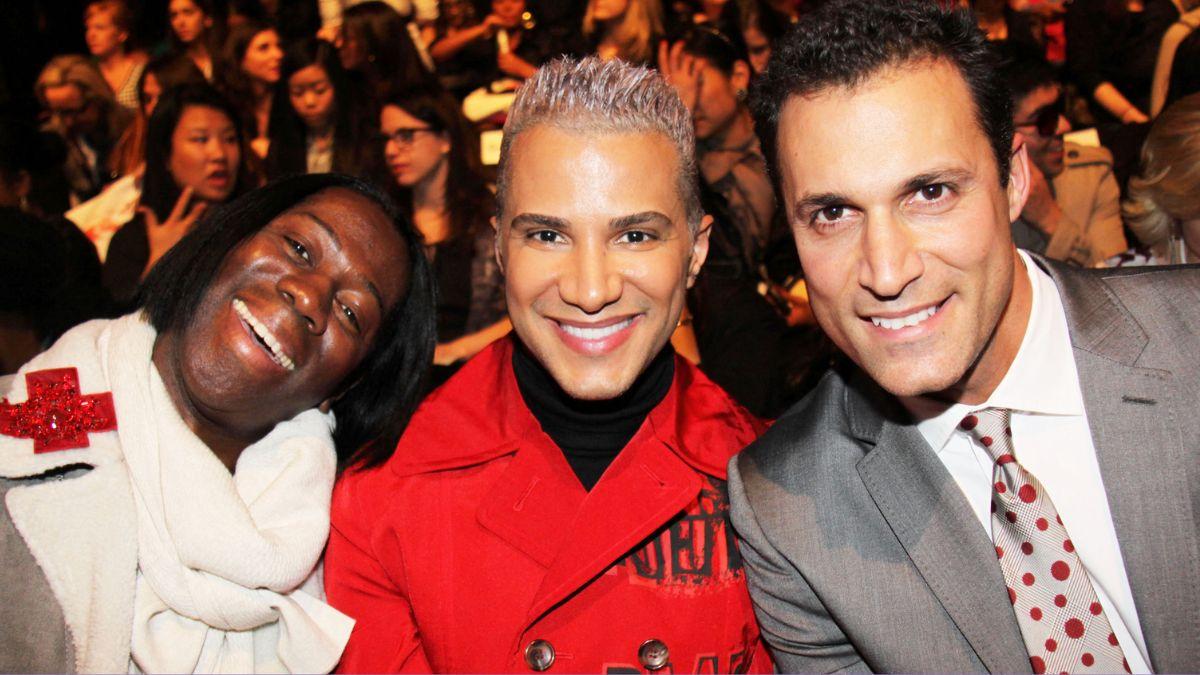 Image of Nigel Barker visited Miss J. Alexander in the hospital after his stroke.