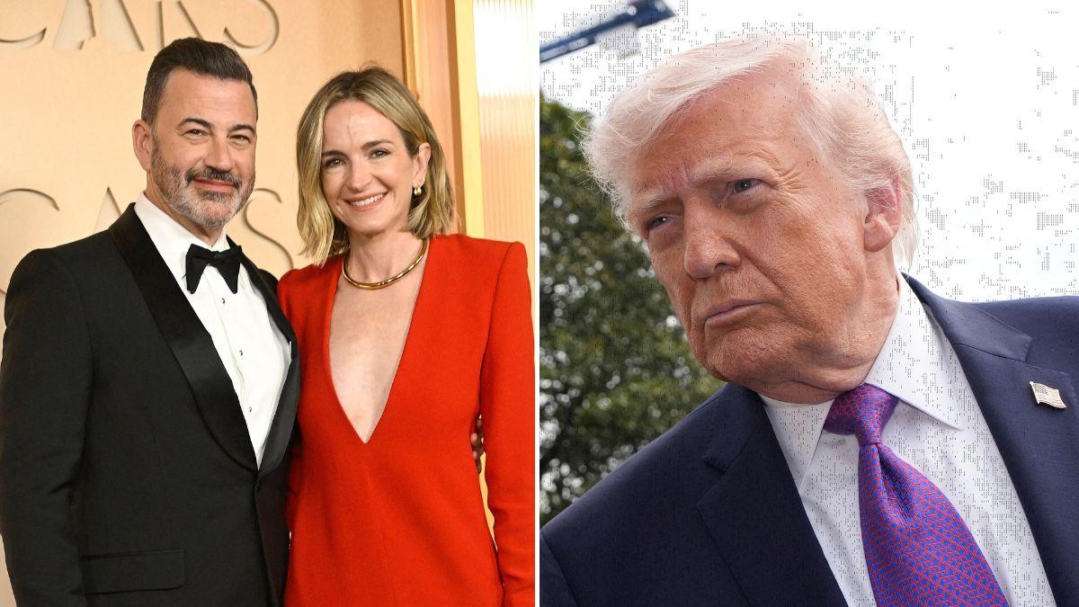 image of Jimmy Kimmel slammed Melania Trump for 'trying on shoes' in her documentary.