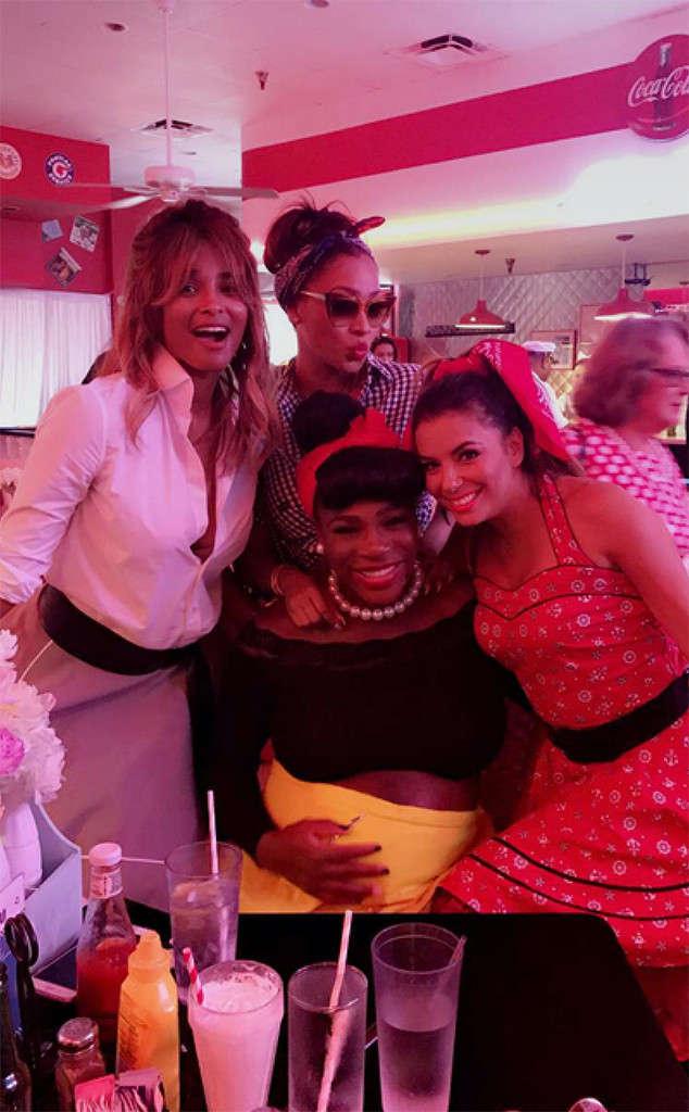 Serena Williams Pregnant Baby Shower Photos 02