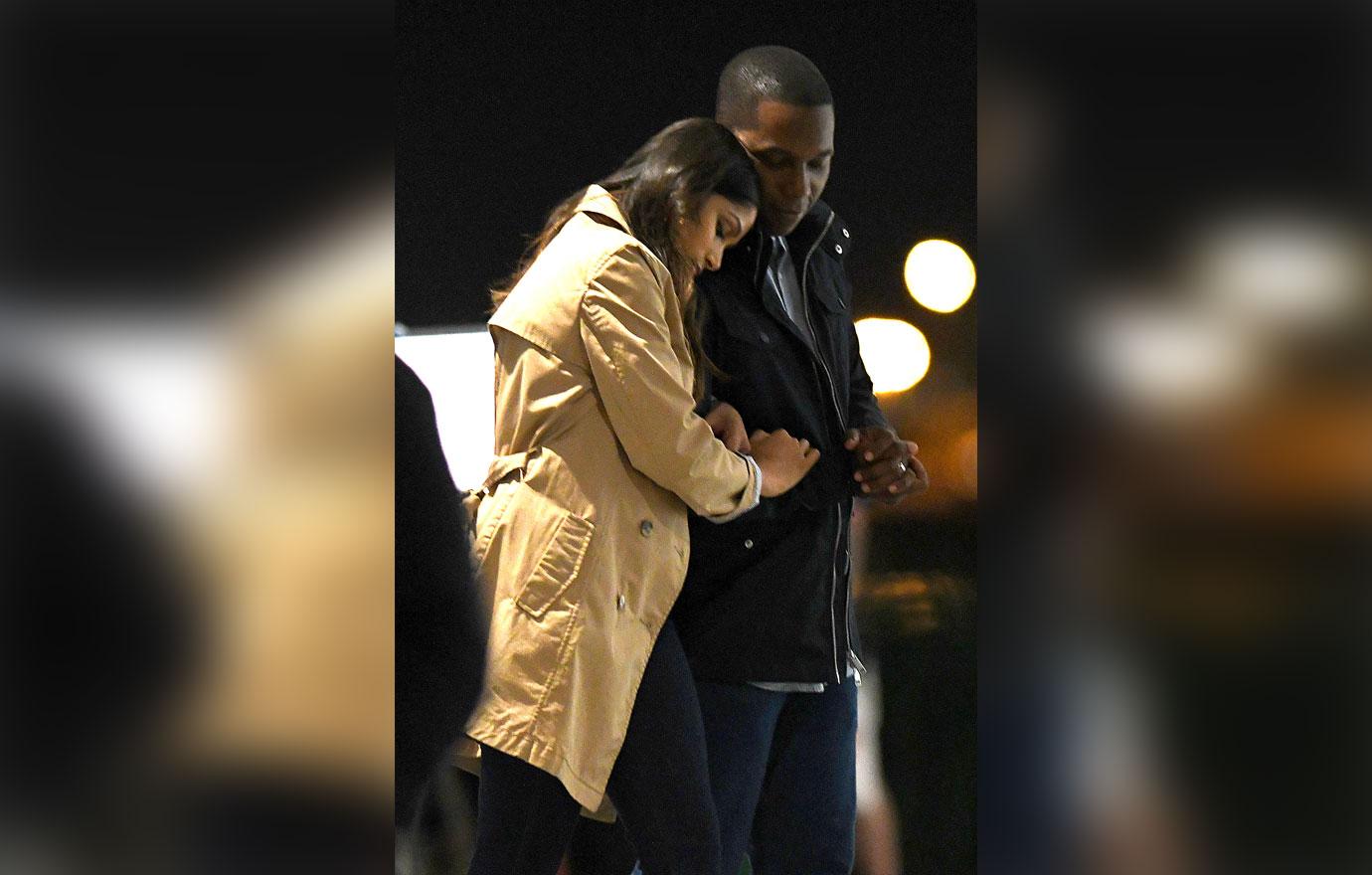 Freida pinto leslie odom jr make out while filming 6