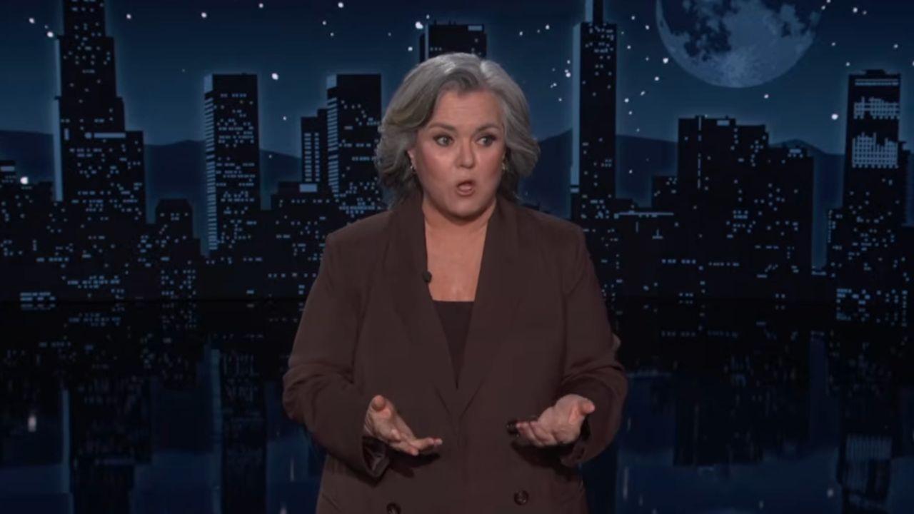 Image of Her Donald Trump jokes continued with references to his appearance, presidency and political record.
