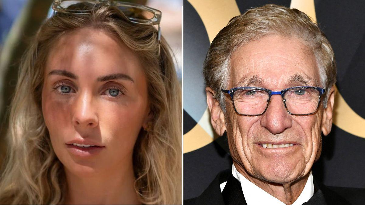 split image of Bonnie Blue and Maury Povich
